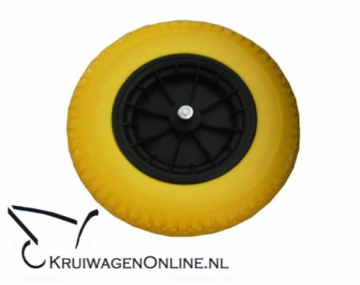 Kruiwagenwiel kunststof anti-lek