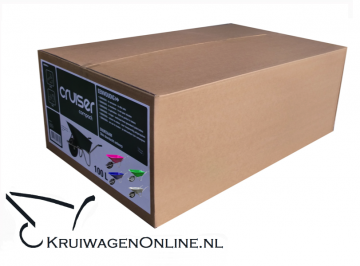 Kruiwagen Tuin 100L Lime
