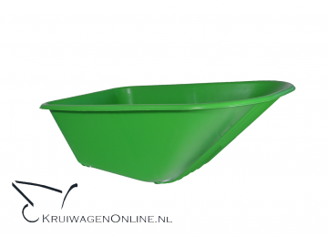 Kruiwagenbak kunststof lime groen