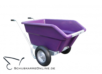 Schubkarre 255 liter lila
