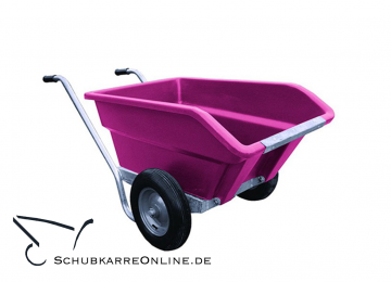 Schubkarre 255 liter pink